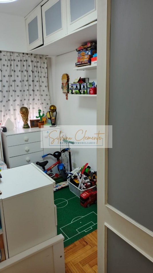 Departamento 3 Ambientes con Balcon al Frente en Belgrano